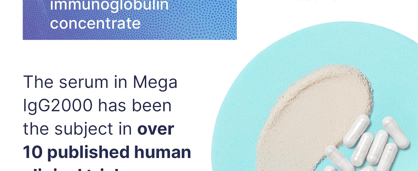Microbiome Labs Mega IgG2000 – Dairy-Free Bovine Colostrum Immunoglobulin Supple banner 3