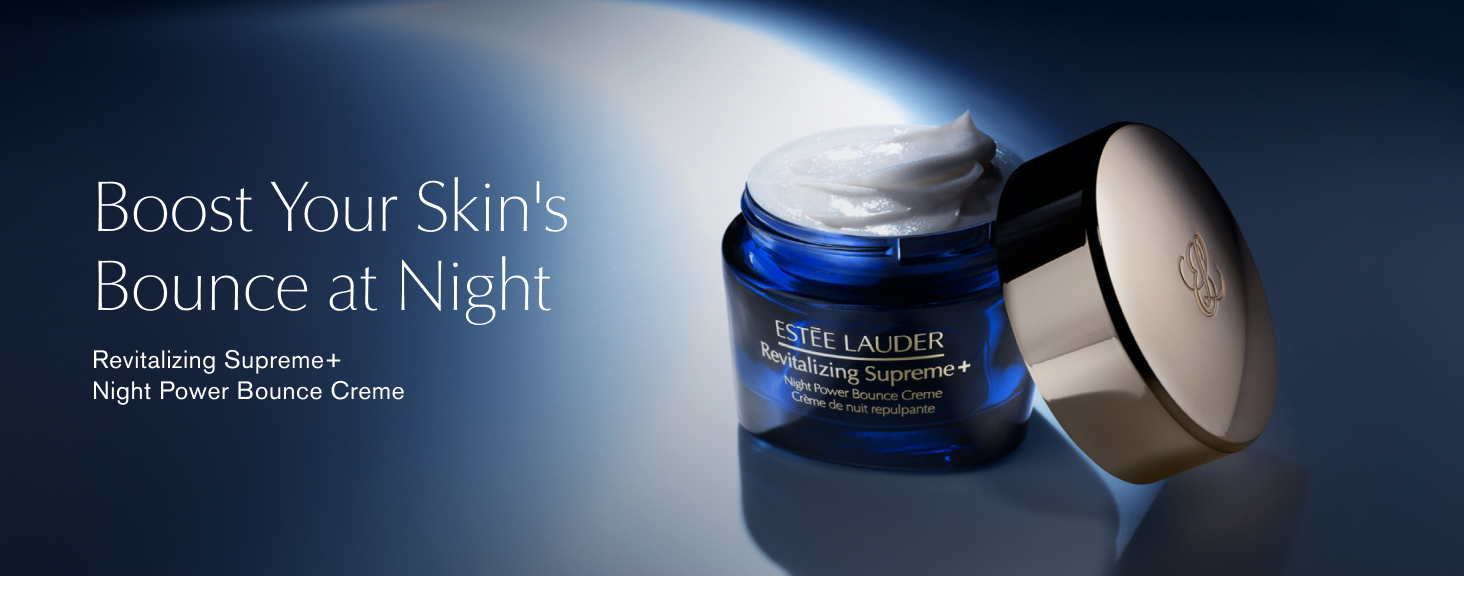 Estée Lauder Revitalizing Supreme+ Night Power Bounce Cream – Face Moisturizer w banner 2