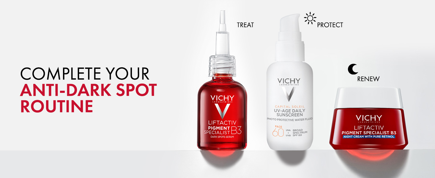 Vichy LiftActiv B3 Serum – 5% Niacinamide, Glycolic & Tranexamic Acid, Peptides banner 4