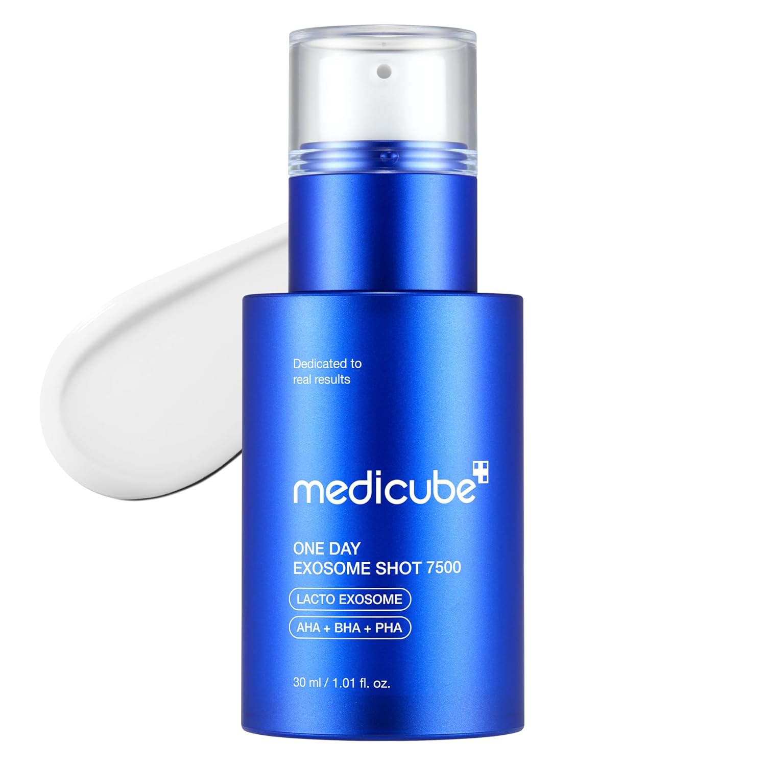 medicube Exosome Shot Zero 7,500 PPM Spicule Facial Serum | Liquid Skin Booster Serum | Exosome, AHA+BHA+PHA | Pore Care, Dead Skin Cells, Skin Texture | Korean